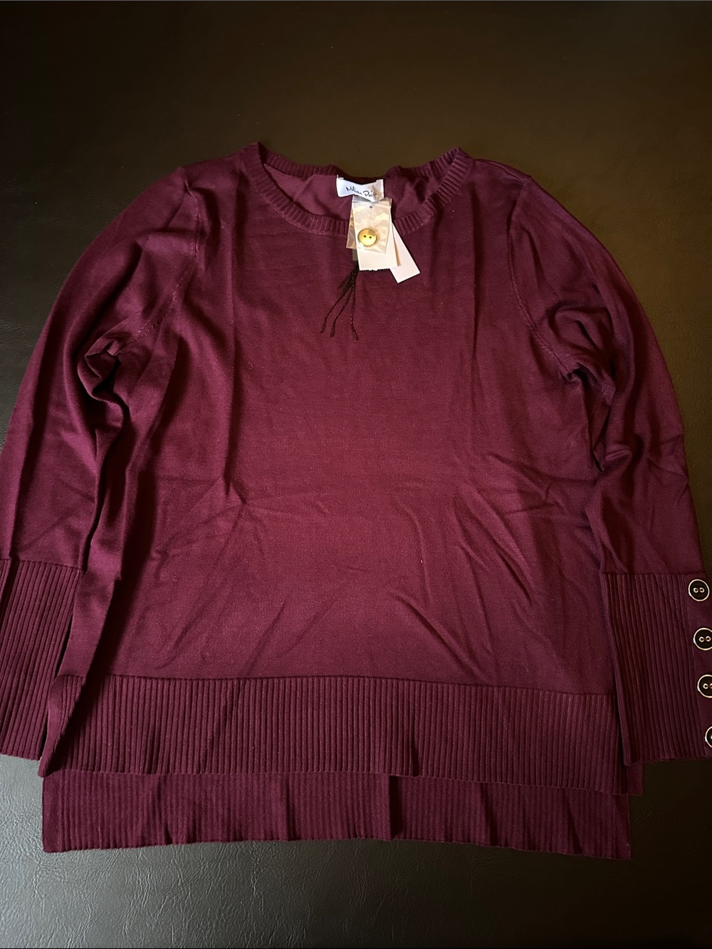 Lightweight Sweater with Button Detailing